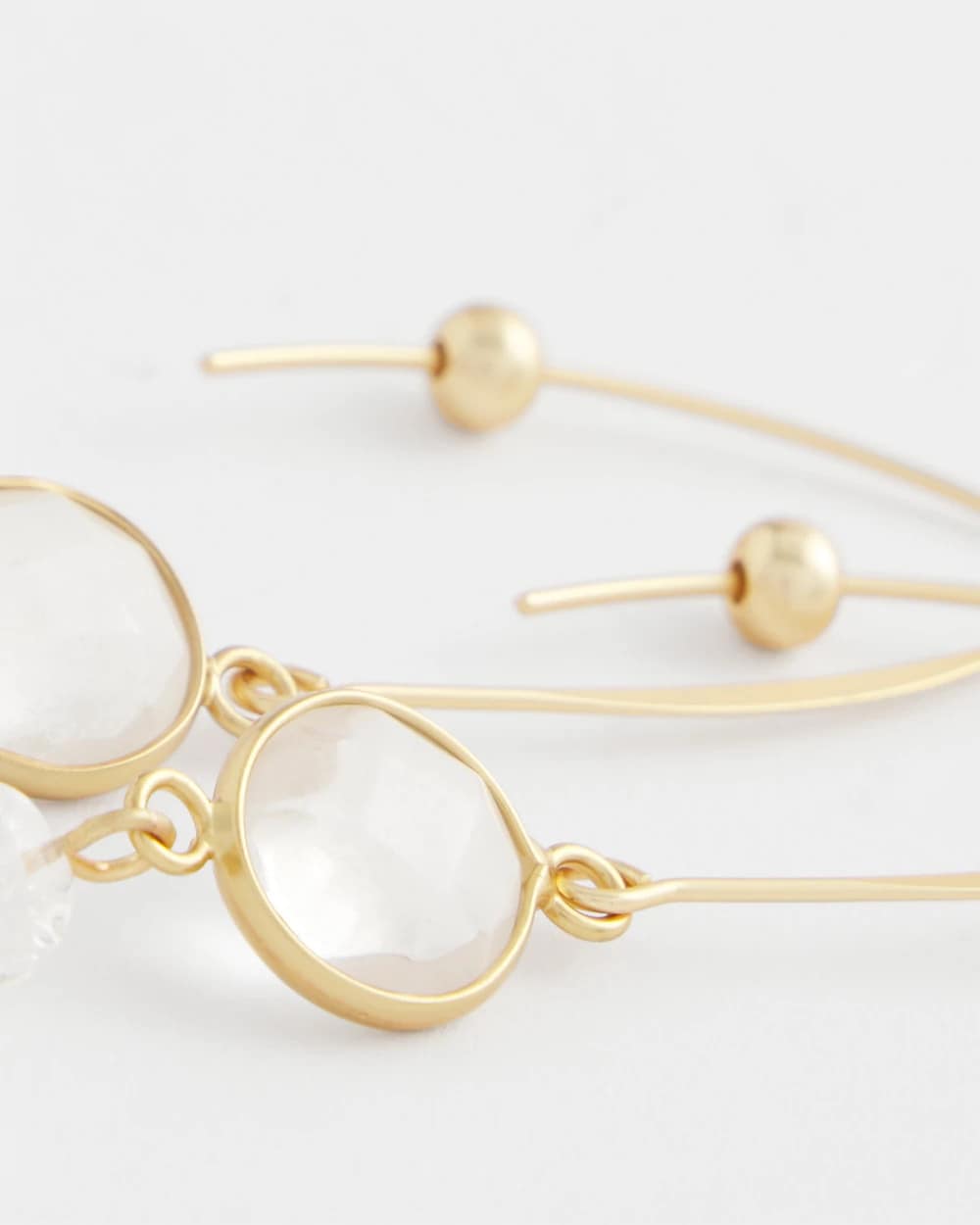 Chico's - No Droop® Quartz Crystal Threader Earrings