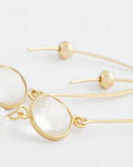 Chico's - No Droop® Quartz Crystal Threader Earrings