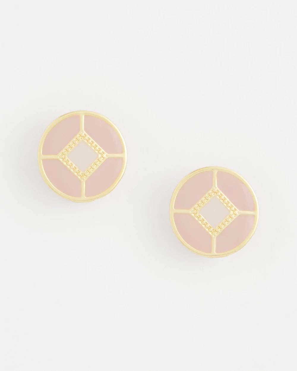 Chico's - No Droop® Enamel Clip-On Earrings