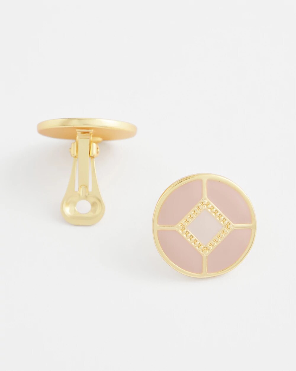 Chico's - No Droop® Enamel Clip-On Earrings