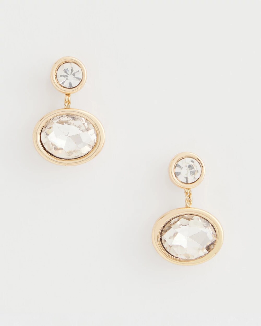 Chico's - Goldtone Bezel Stud Earrings