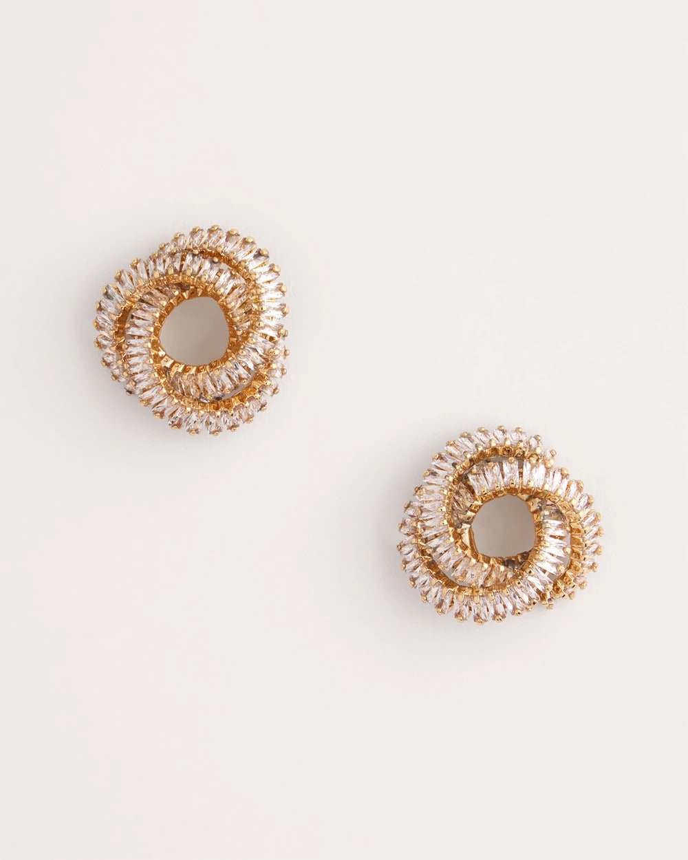 Chico's - Goldtone Twisted Stud Earrings