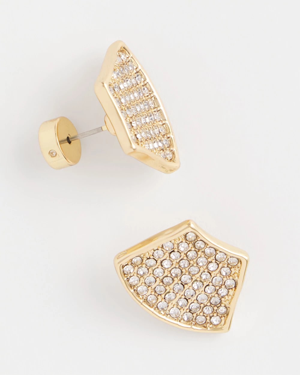 Chico's - Gold Glitz Fan Earrings