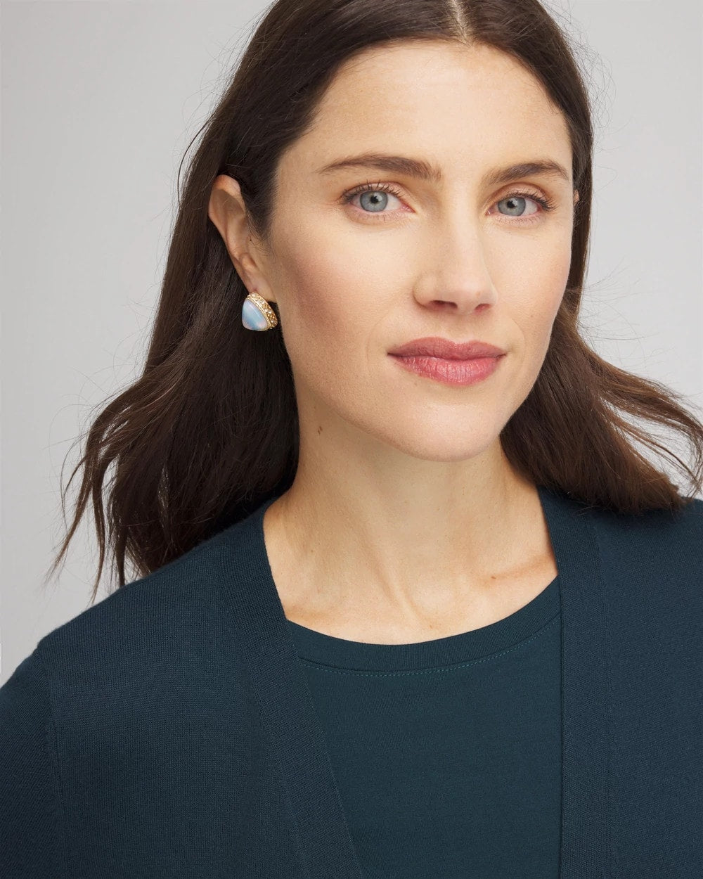Chico's - Faux Opal Stud Earrings
