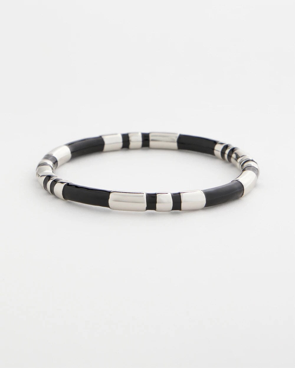 Chico's - Black Enamel Hinge Bangle