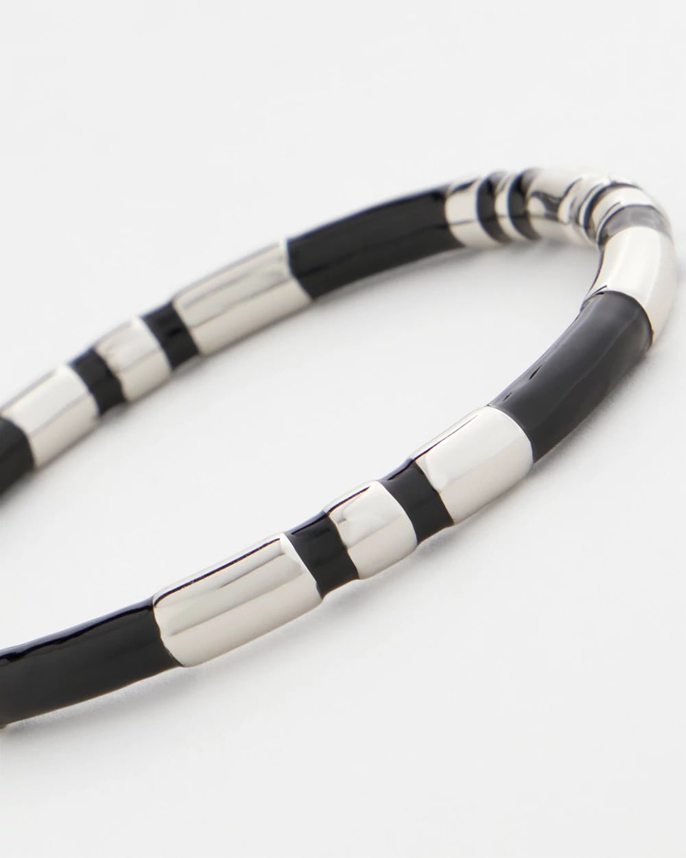 Chico's - Black Enamel Hinge Bangle