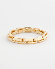 Chico's - Gold Link Stretch Bracelet