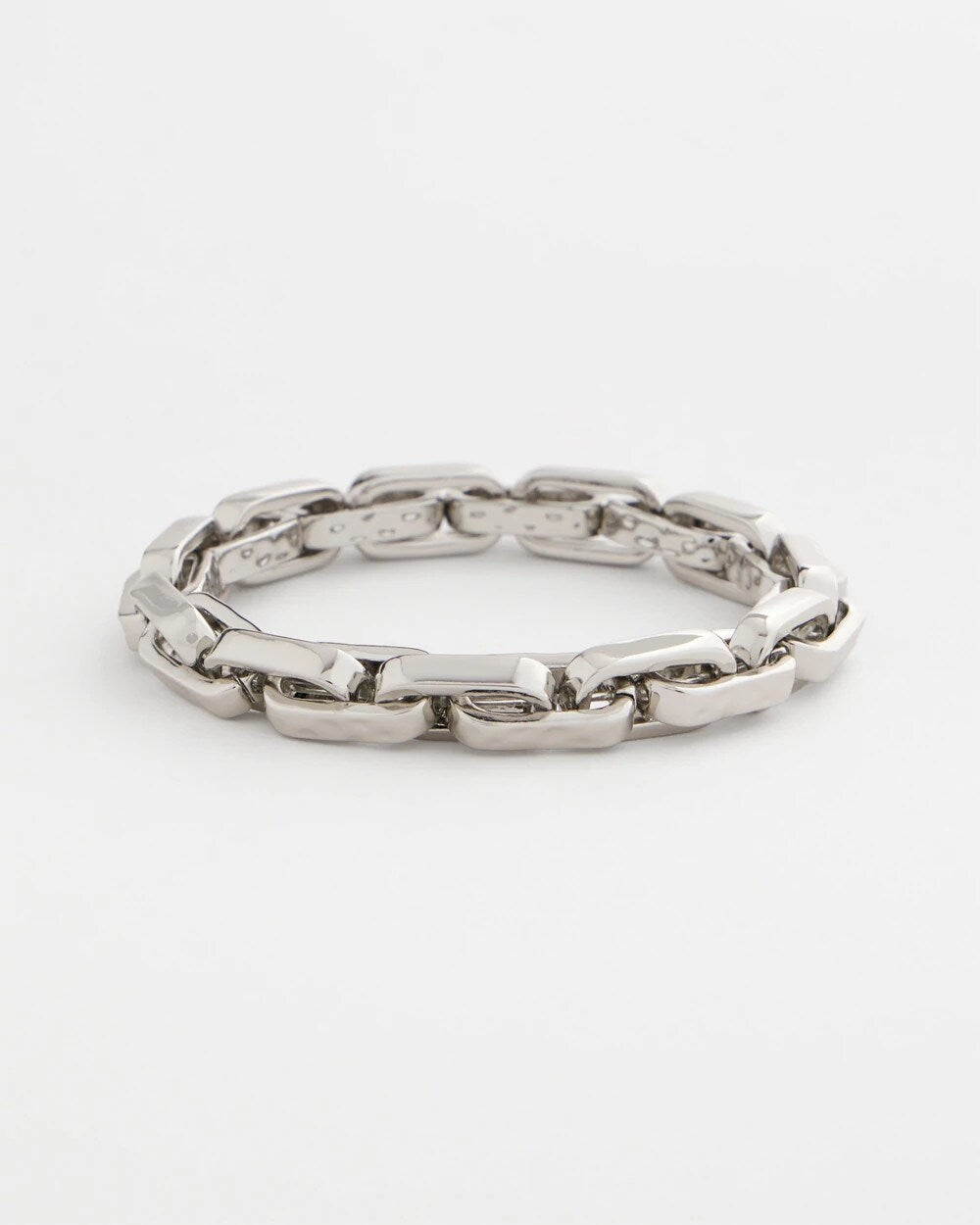 Chico's - Silver Link Stretch Bracelet