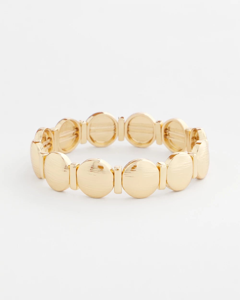 Chico's - Textured Circle Stretch Bracelet