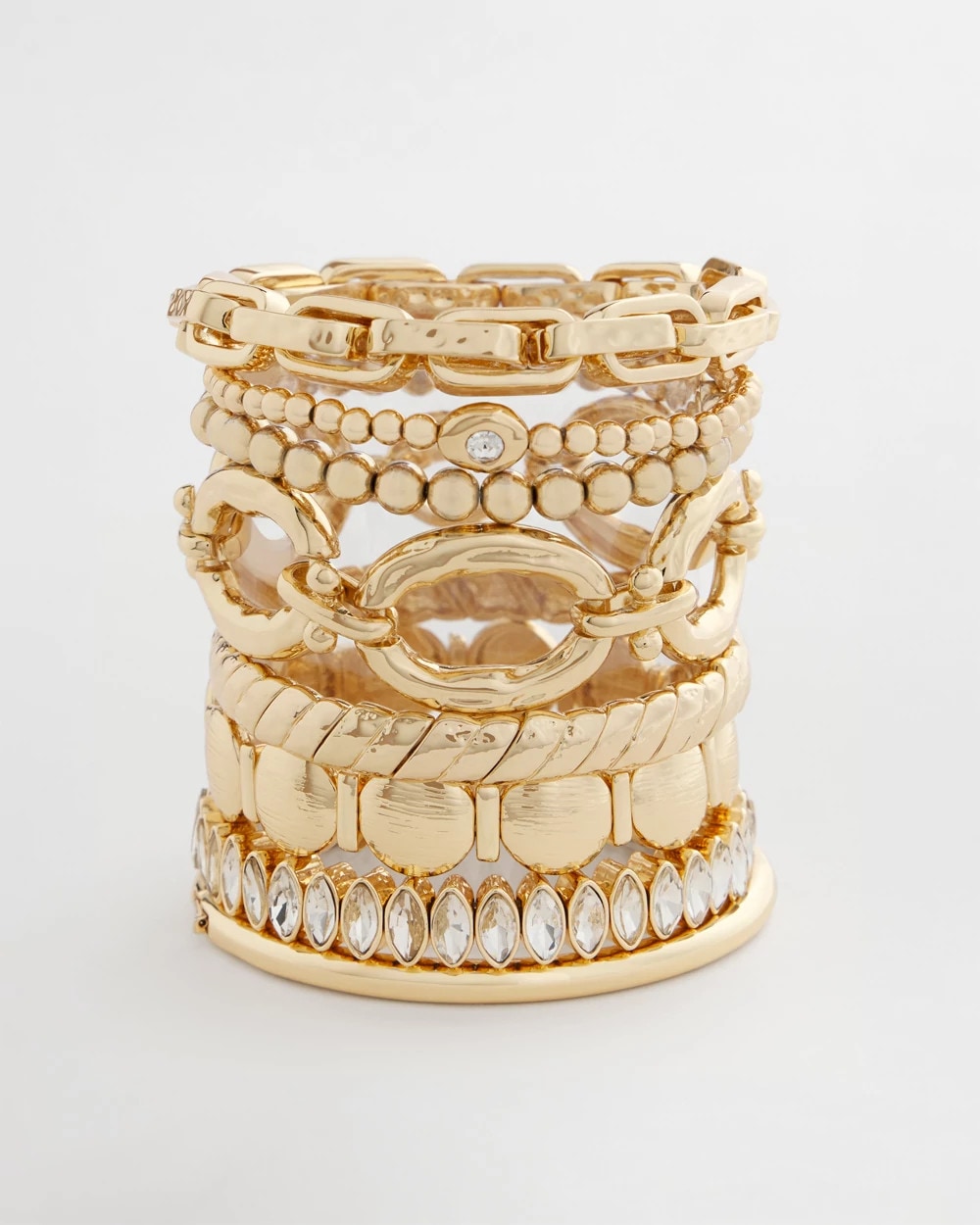 Chico's - Textured Circle Stretch Bracelet
