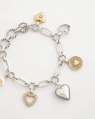 Chico's - Heart Charm Bracelet