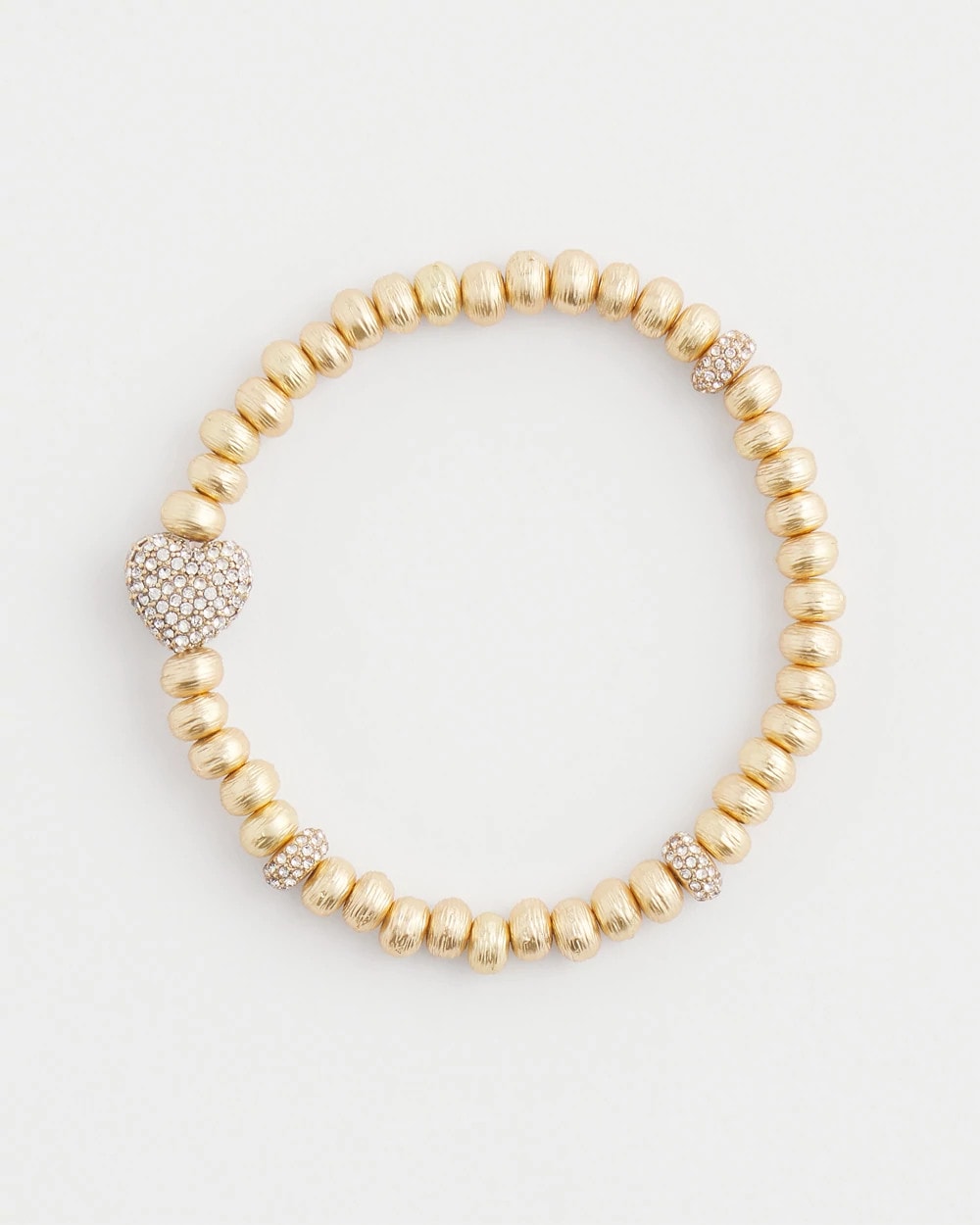 Chico's - Gold Heart Stretch Bracelet