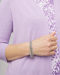 Chico's - Silvertone Multistrand Bracelet