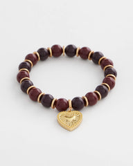 Chico's - Chianti Stretch Beaded Charm Bracelet