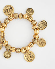 Chico's - Coin Charm Stretch Bracelet