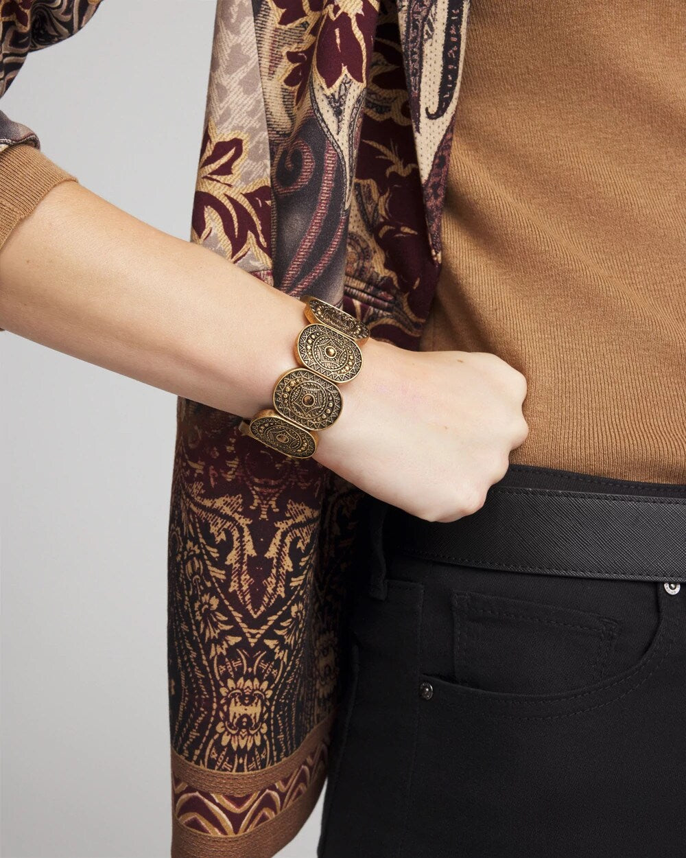Chico's - Medallion Stretch Bracelet