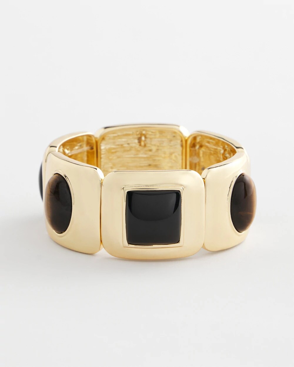 Chico's - Neutral Gold Stretch Bracelet