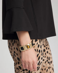 Chico's - Neutral Gold Stretch Bracelet