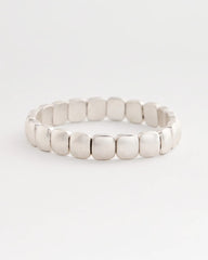 Chico's - Silvertone Stretch Bracelet