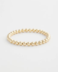 Chico's - Small Beaded Gold Tone Stretch Bracelet