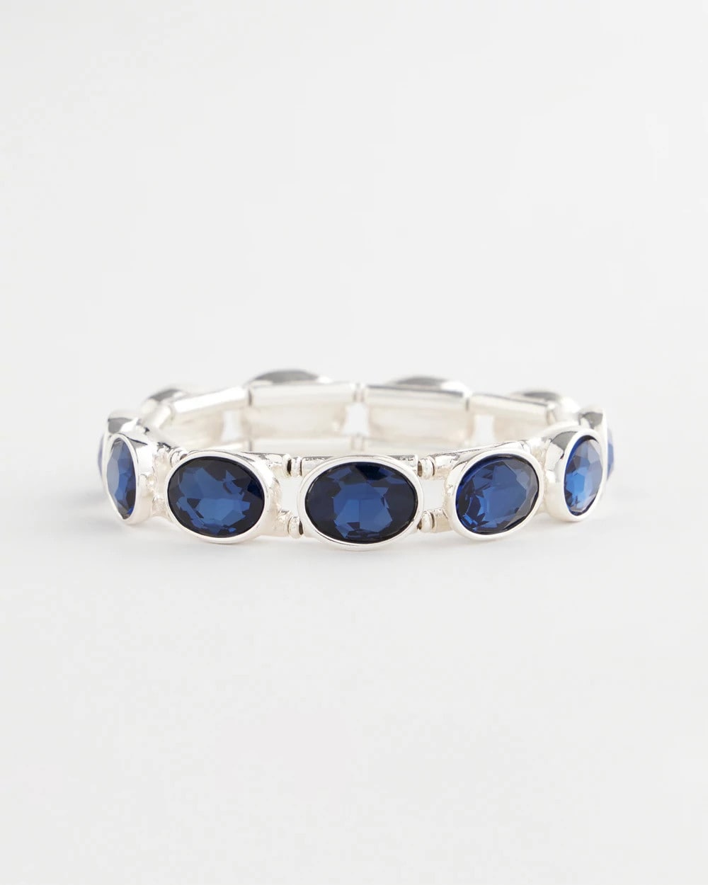 Chico's - Large Faceted Gem Stretch Bracelet