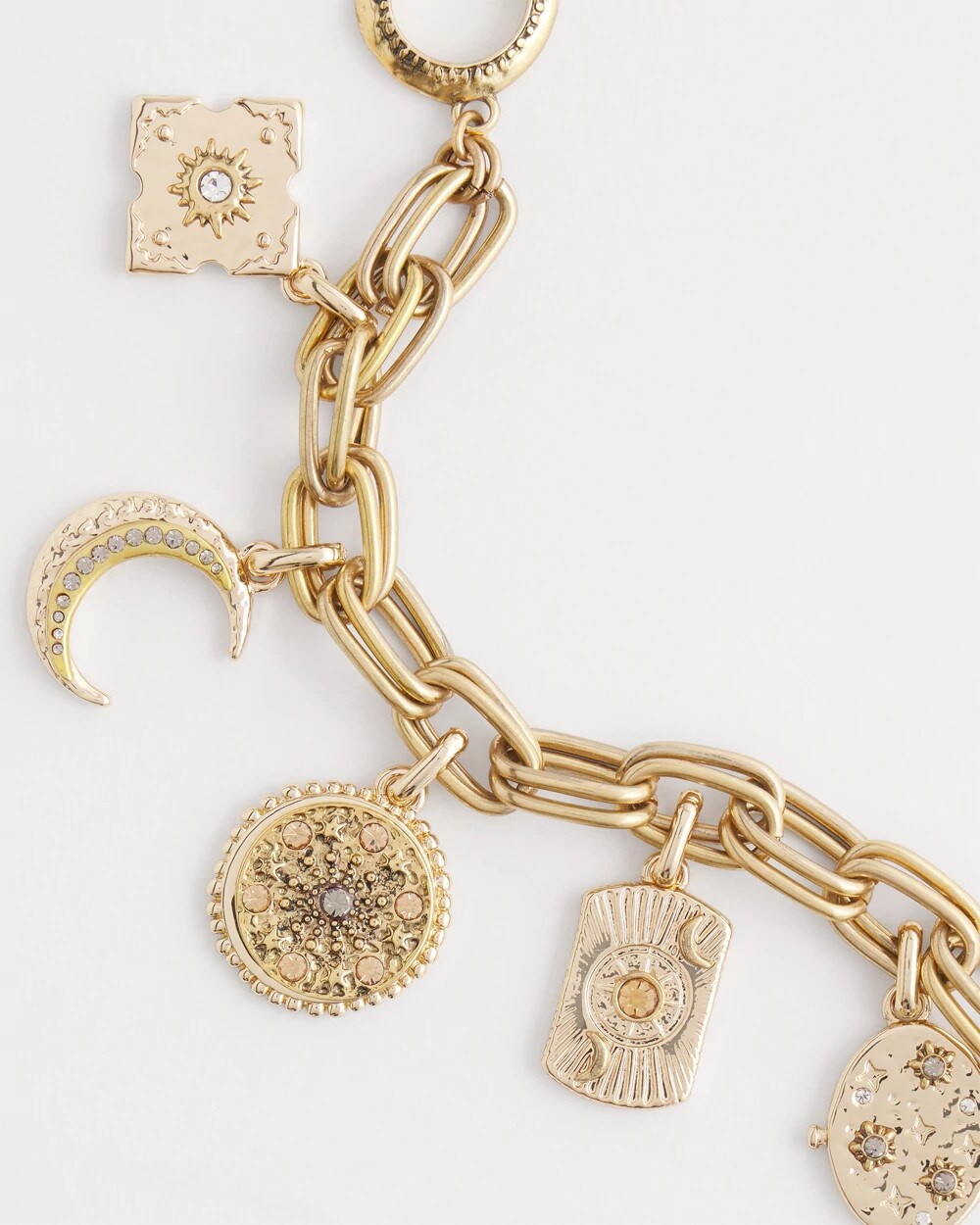 Chico's - Gold Celestial Charm Bracelet