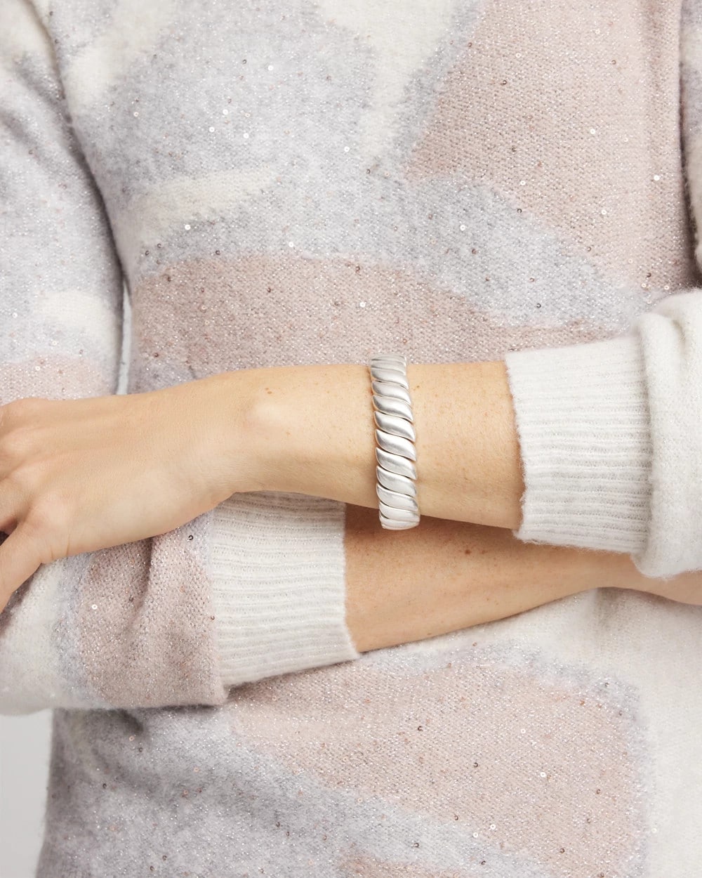 Chico's - Matte Twist Stretch Bracelet