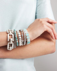 Chico's - Silvertone Link Chain Bracelet