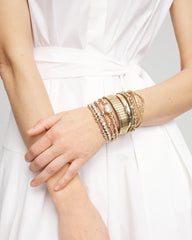 Chico's - Goldtone Stretch Bracelet