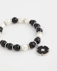 Chico's - Beaded Stretch Charm Bracelet