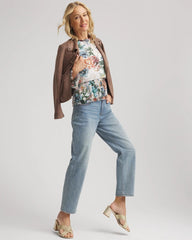 Chico's - Girlfriend Straight Ankle Jeans