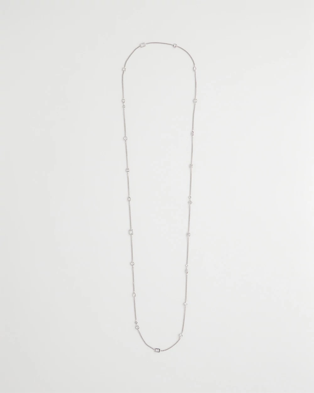 Chico's - Fine Crystal Long Chain Necklace