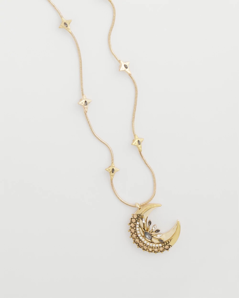 Chico's - Gold Moon Pendant Necklace