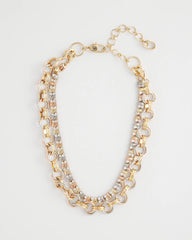 Chico's - Convertible Tri-Tone Short Necklace