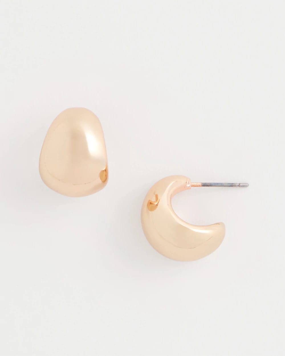 Chico's - Rose Gold Huggie Hoop Earrings