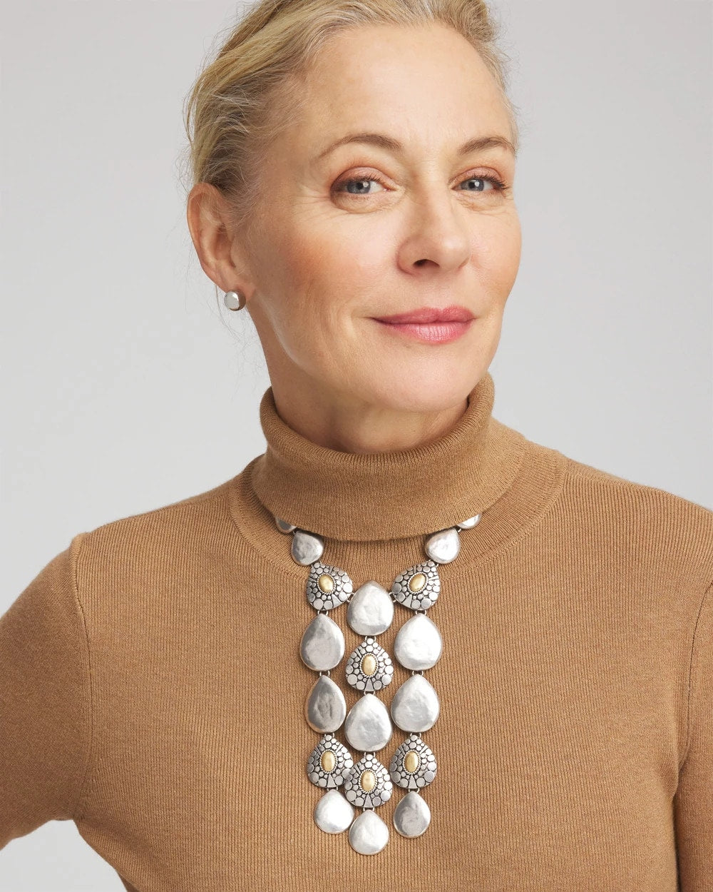 Chico's - Island Metal Linear Necklace