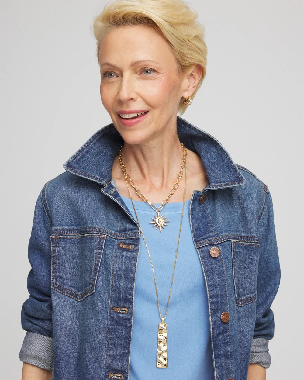 Chico's - Convertible Zodiac Pendant Necklace