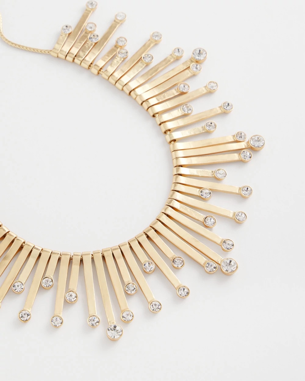 Chico's - Chico’s Originals Gold Slice & Gem Bib