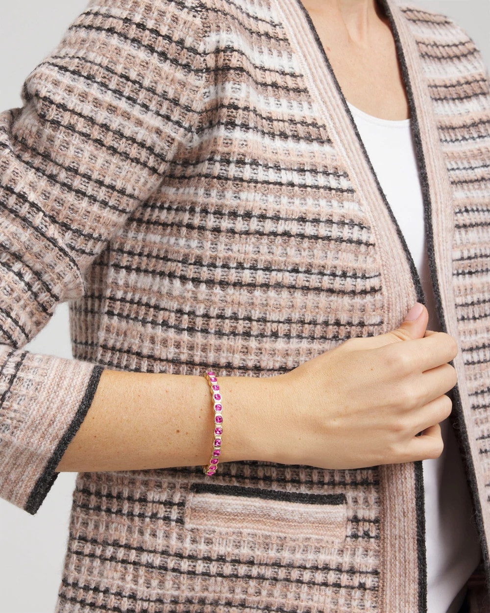 Chico's - Small Faceted Stretch Bracelet