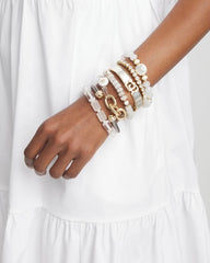 Chico's - Goldtone Stretch Tennis Bracelet