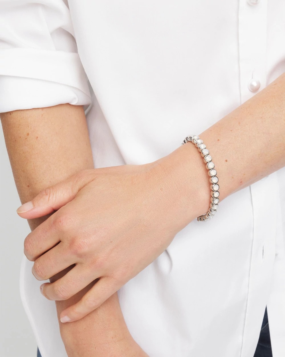 Chico's - Shiny Round Stretch Bracelet