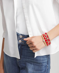 Chico's - Reversible Round Stretch Bracelet