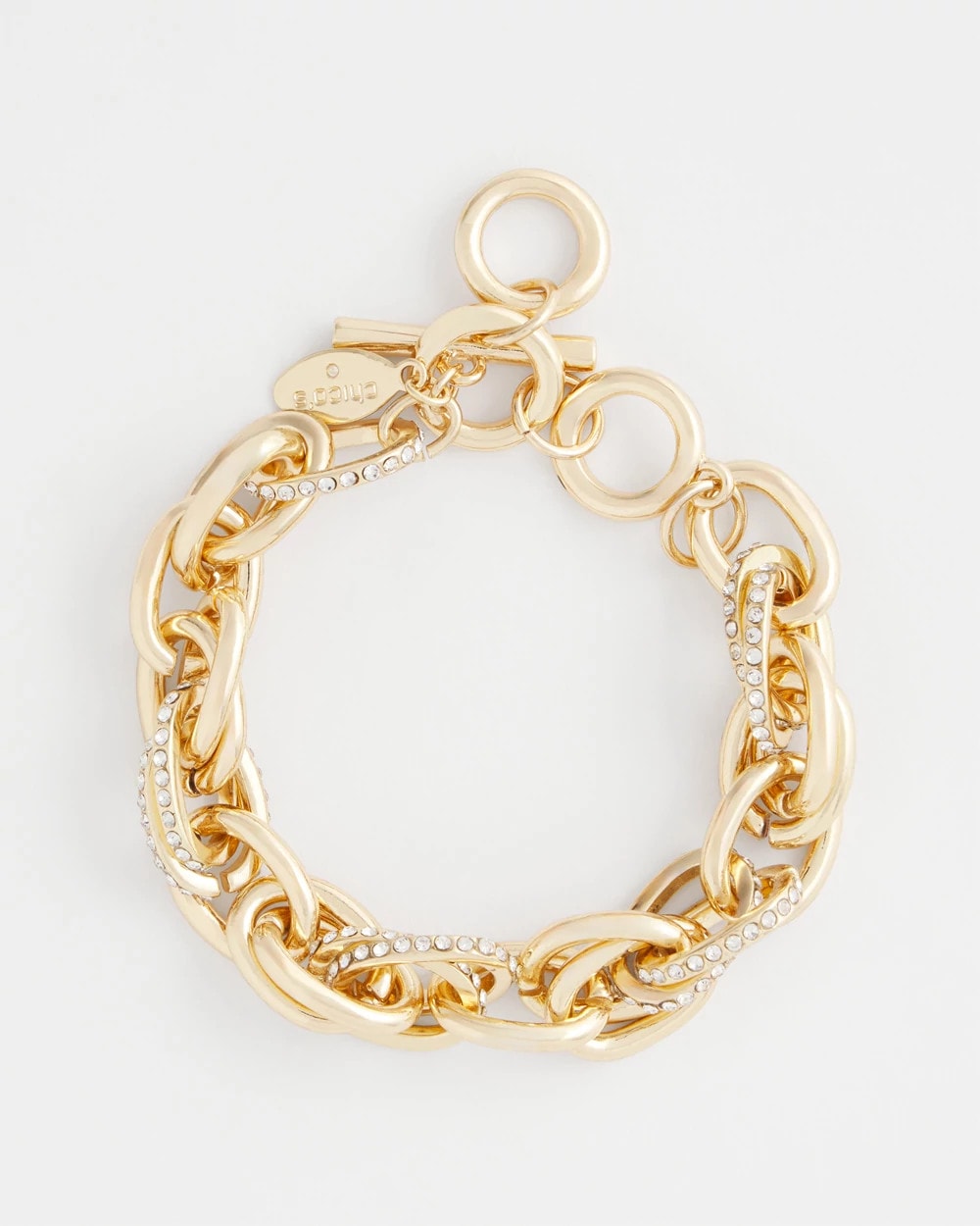 Chico's - Pave Link Toggle Bracelet