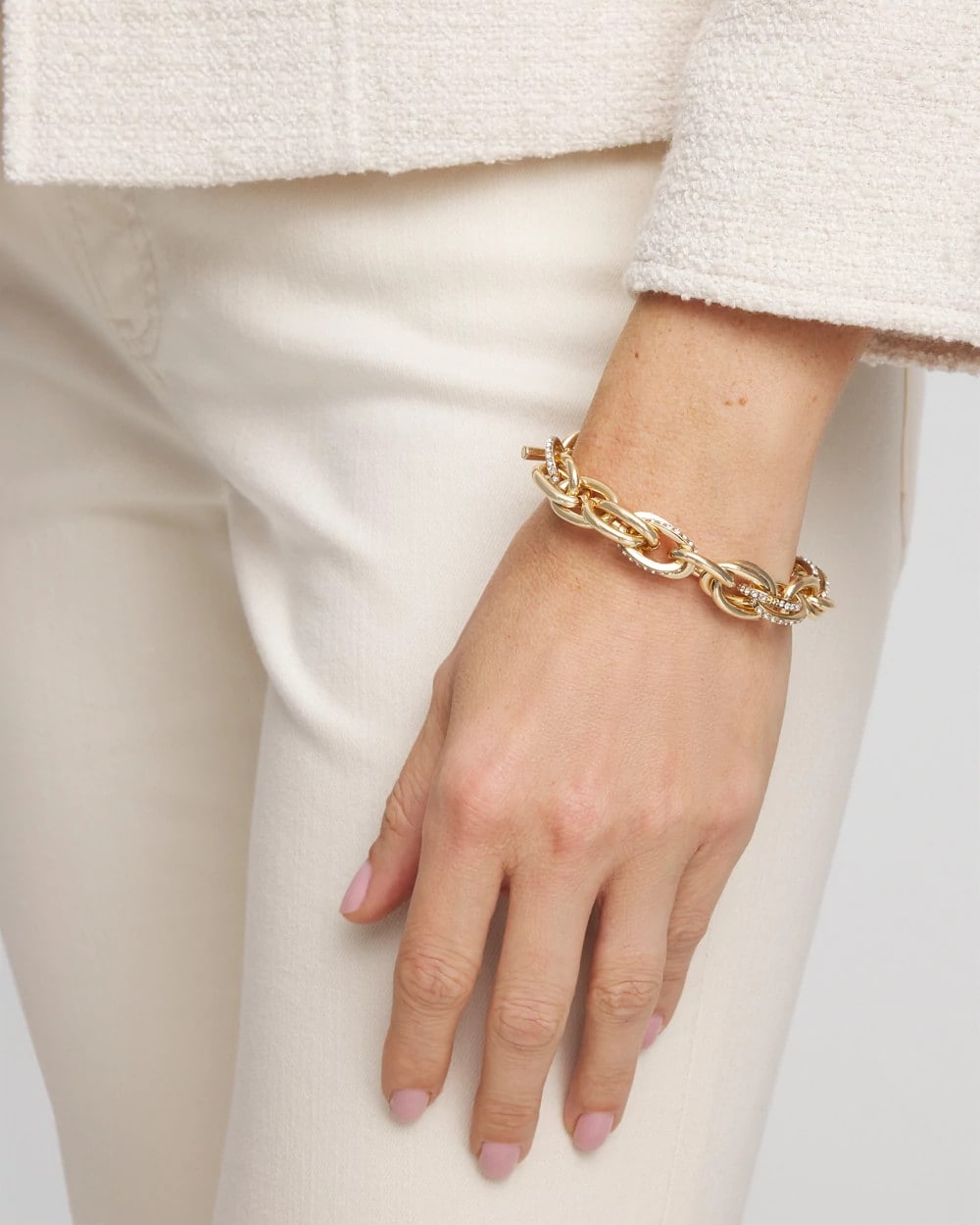 Chico's - Pave Link Toggle Bracelet