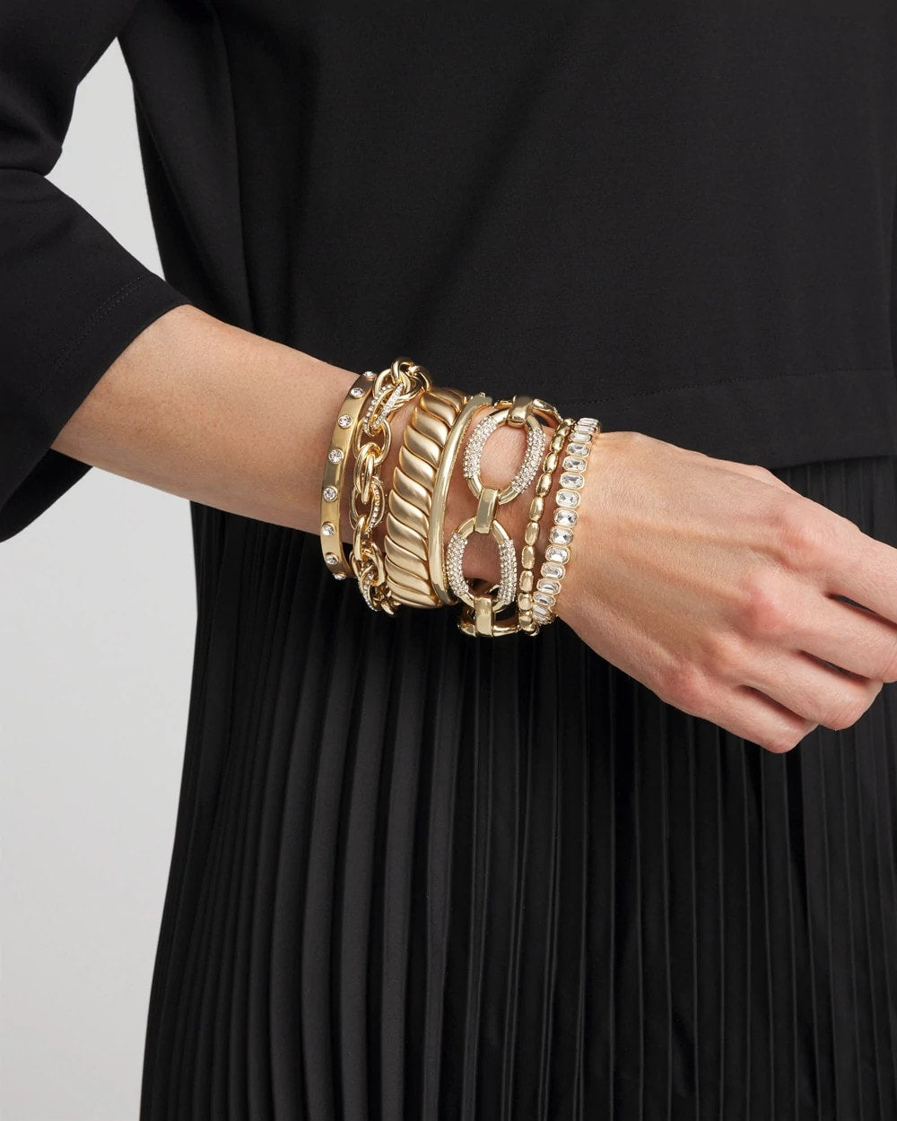 Chico's - Pave Link Toggle Bracelet