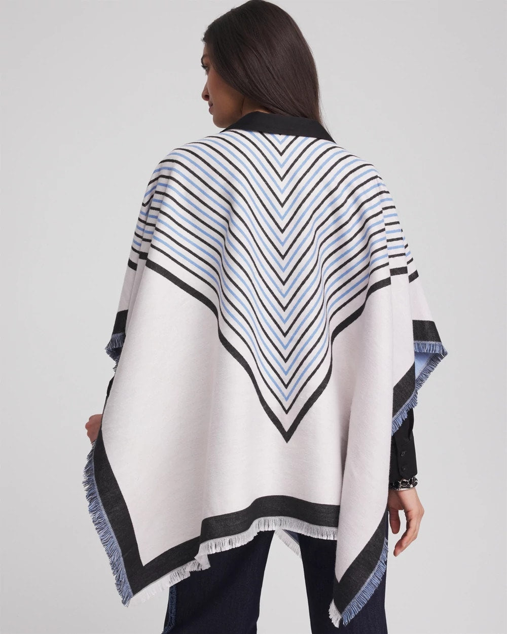 Chico's - Woven Reversible Ruana