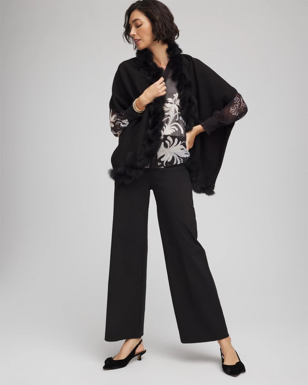 Chico's - Faux Fur Cocoon