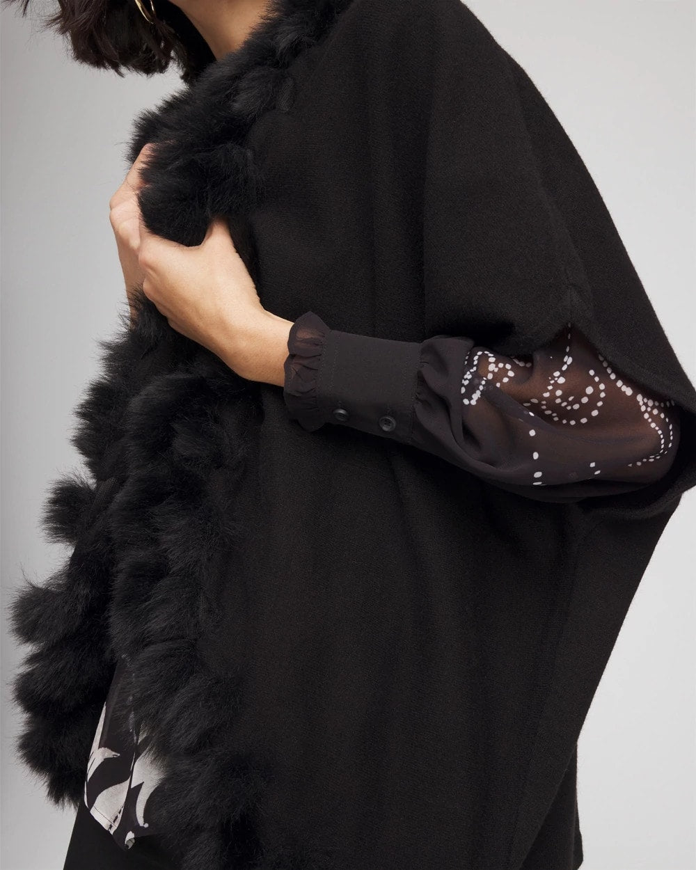 Chico's - Faux Fur Cocoon
