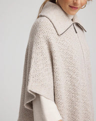 Chico's - Zip-Front Collared Ruana