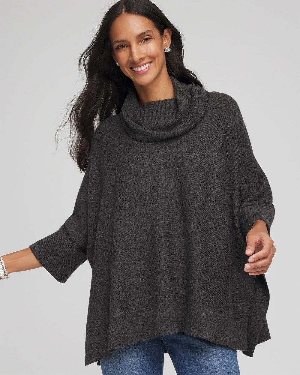 Chico's - Cowlneck Poncho